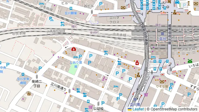 チーズ&ワイン Le.Lien 立川の周辺地図