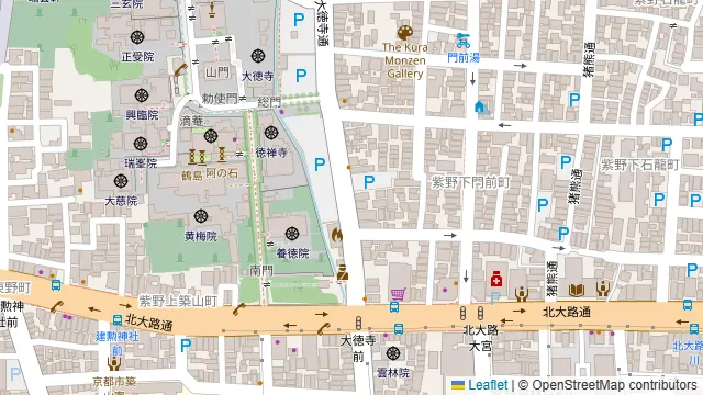 京町家プライベートスペースおはりばこの周辺地図