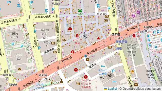 Darts UP（ダーツ アップ）西新宿店の周辺地図