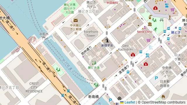 TIME SHARING 勝どき 晴海トリトン X棟 Conference RoomⅡの周辺地図