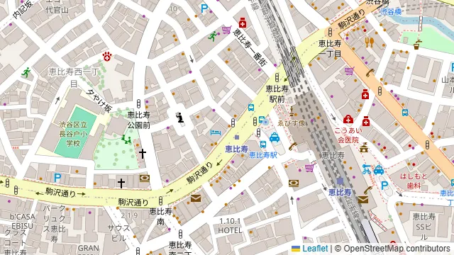 おだし 恵比寿店の周辺地図