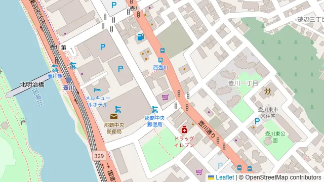 みんなの貸会議室那覇壺川店の周辺地図