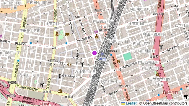 麹蔵 神田店の周辺地図