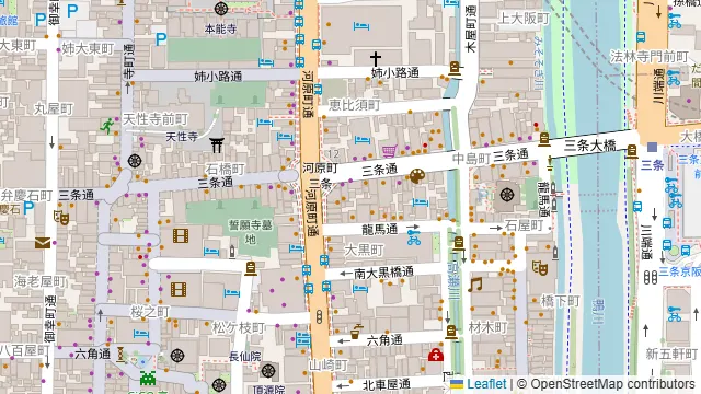 ジャングル風パーティースペースの周辺地図