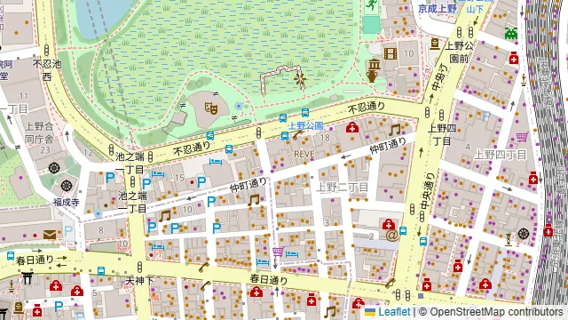 おすすめ屋 上野店の周辺地図
