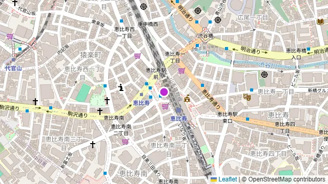 タント タント オステリア 恵比寿アトレ店の周辺地図