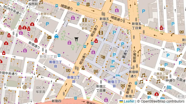 VENIRE VENIRE（新宿）の周辺地図