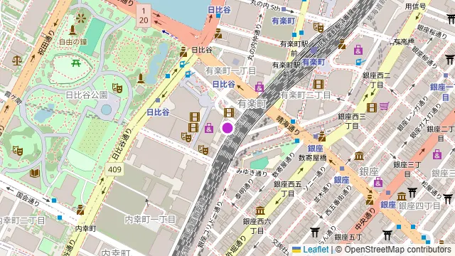 フィエスタ新橋の周辺地図