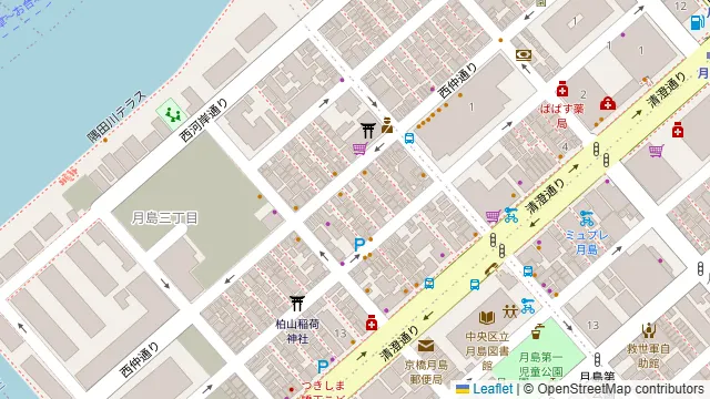 TIME SHARING 勝どき 晴海トリトン X棟 Conference Room Ⅱ＋Ⅲ＋ラウンジの周辺地図