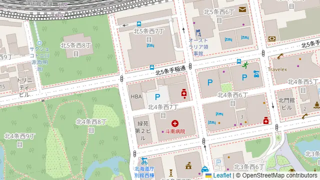 TKP札幌ホワイトビルカンファレンスセンターの周辺地図