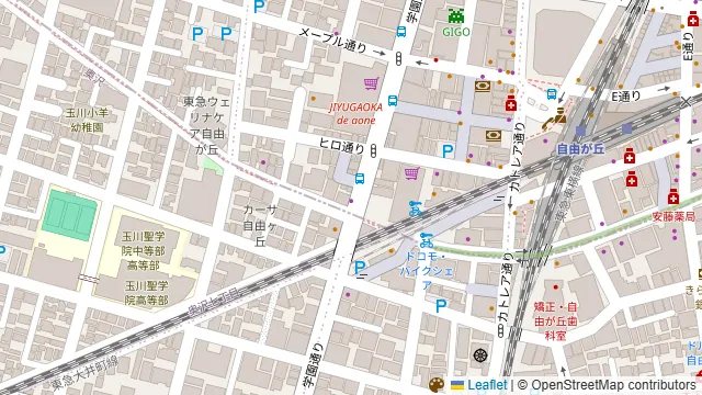 Dana Pointの周辺地図