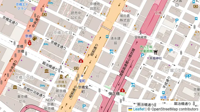 ナチュラルスペース銀座の周辺地図