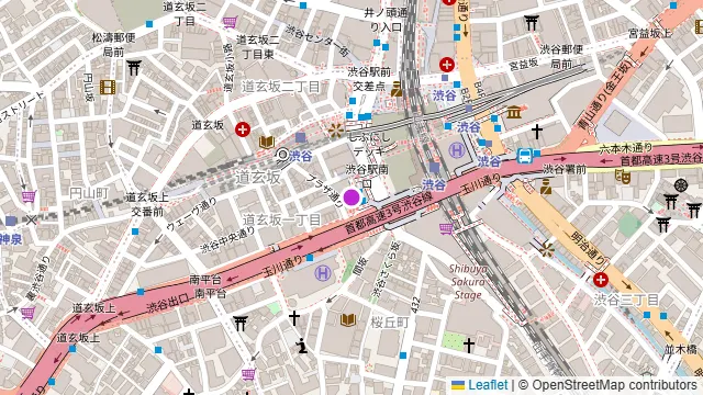 CÉ LA VI TOKYOの周辺地図