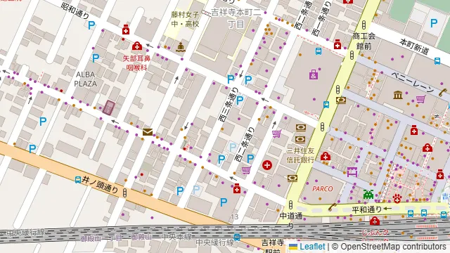 CAFE＆WEDDING22(カフェ＆ウェディング) 吉祥寺の周辺地図