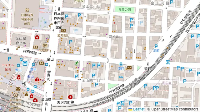 とんぺら屋 金山店の周辺地図