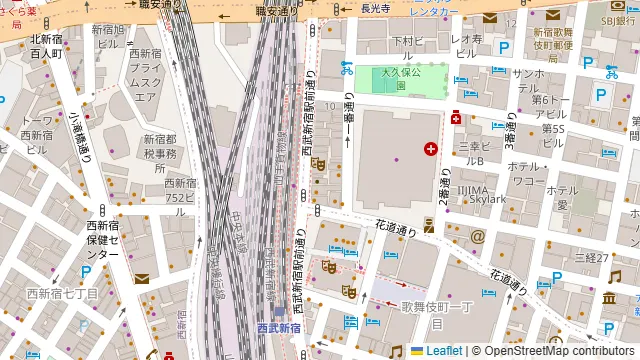 カクテル BAR COCOLOの周辺地図