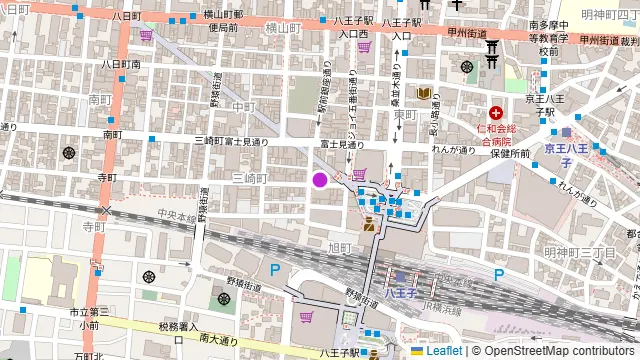 大衆居酒屋 とりいちず 八王子北口駅前店の周辺地図