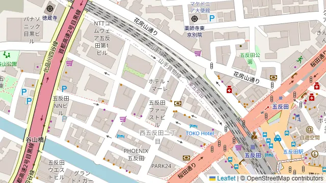 LAMP(ランプ)五反田駅前店の周辺地図