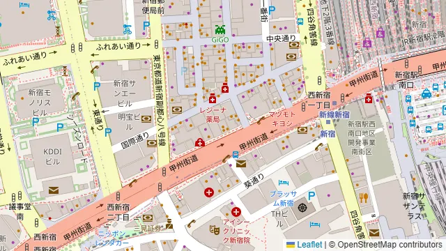 Darts UP（ダーツ アップ）西新宿店の周辺地図