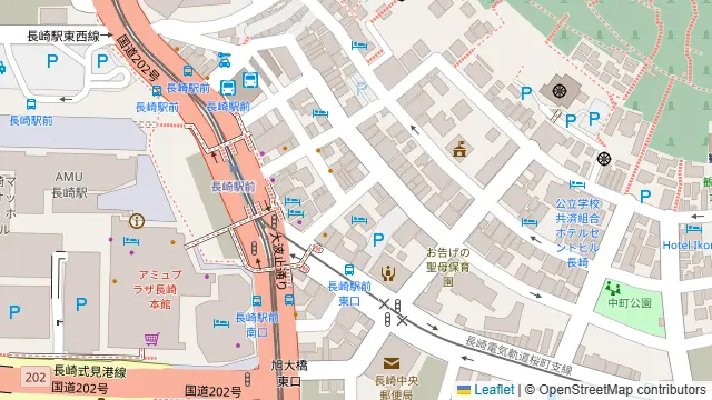 長崎居酒屋 和 KAZUの周辺地図