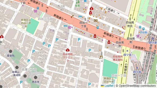 Patia(パティア)四ツ谷店の周辺地図