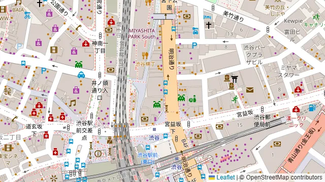 北の味紀行と地酒 北海道 渋谷駅前店の周辺地図