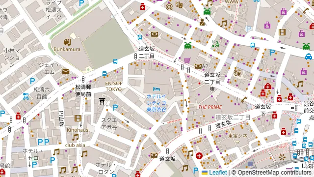 Darts UP 渋谷道玄坂店の周辺地図