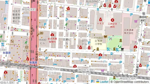 TIME SHARING 秋葉原 和泉ビル201の周辺地図