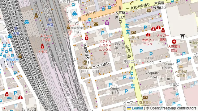 本格和牛焼肉 清香苑 大宮店の周辺地図