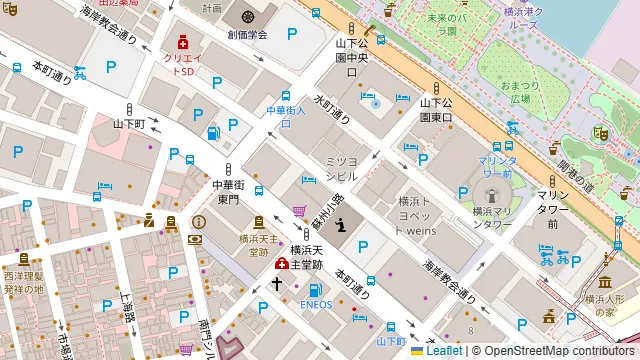 カラオケの鉄人 中華街店の周辺地図