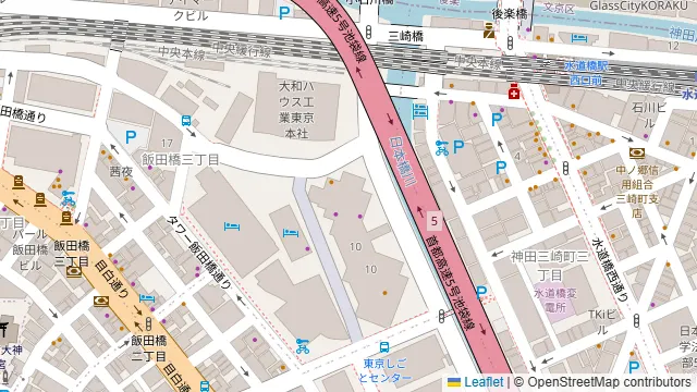 新荘園 アイガーデンテラス 飯田橋店の周辺地図