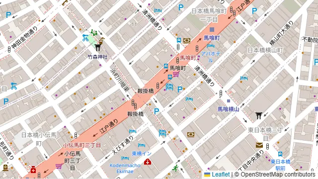 スタンダード会議室 日本橋馬喰町店の周辺地図