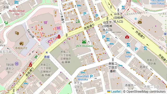 SUBIR AKASAKA TOKYOの周辺地図