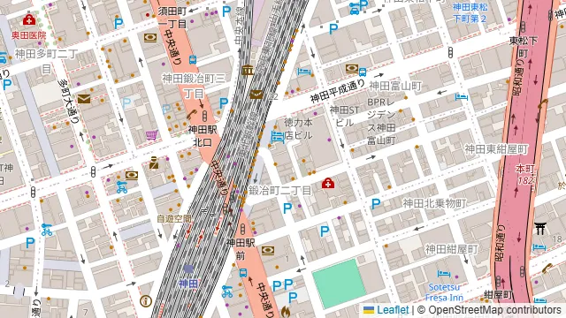 しのぶ 神田店の周辺地図