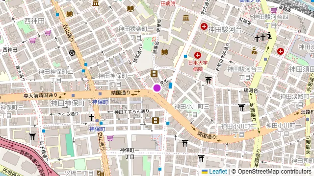 ベルサール神保町 Room Cの周辺地図