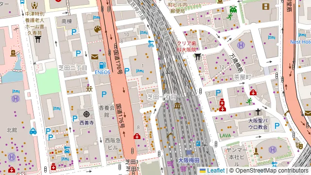 Free Entertainment Space fes【フェス】梅田の周辺地図