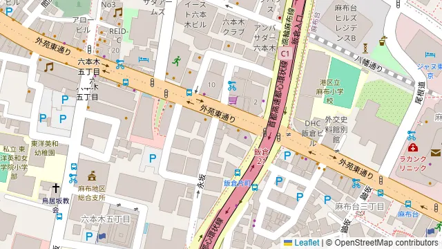 2ND TOKYO(セカンドトーキョー)六本木店の周辺地図