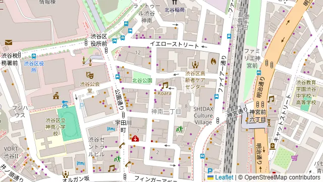 アメリカンダイナー THE LINKINGの周辺地図
