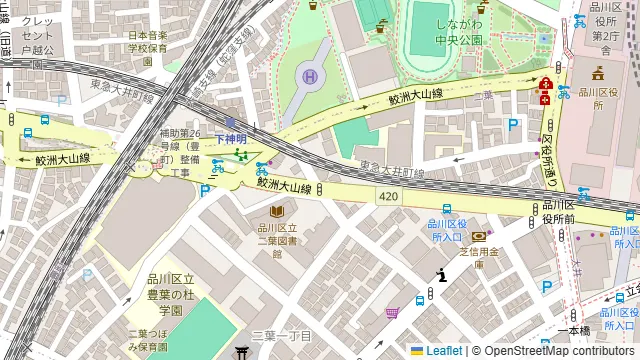 arpeggioSKY品川大井町の周辺地図