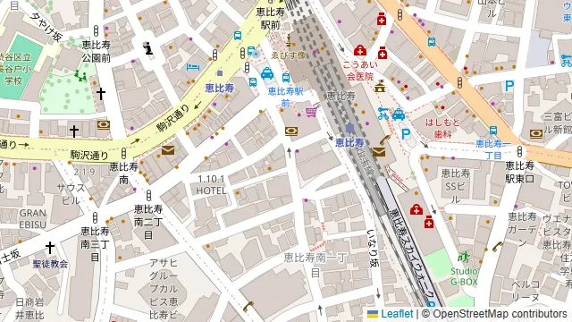 アナログカフェ ラウンジトーキョーの周辺地図