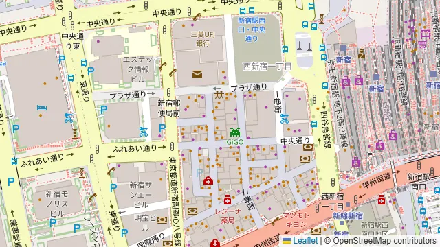 おすすめ屋 PREMIUM新宿西口店の周辺地図