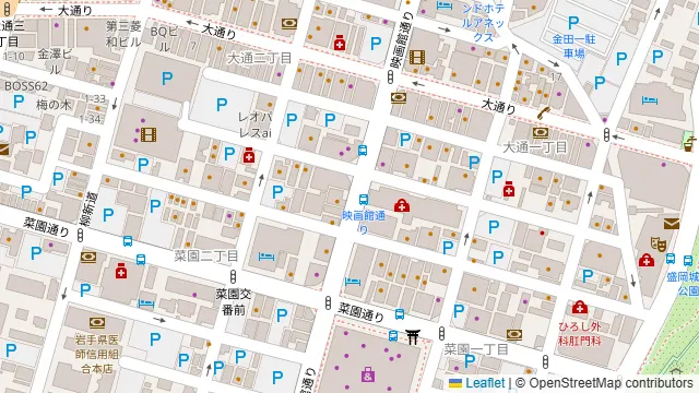 La Rosetta 盛岡の周辺地図