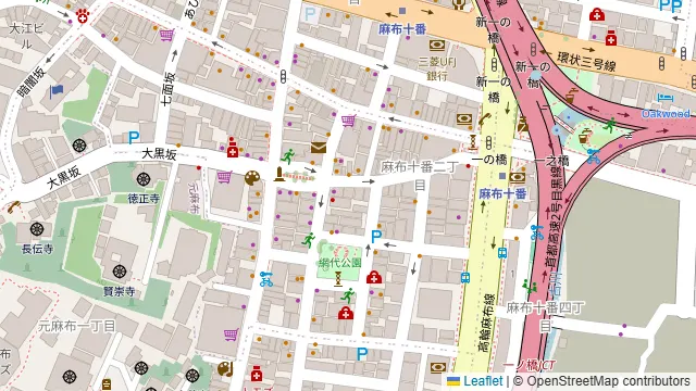 Lau-Lau(ラウラウ) 麻布十番店の周辺地図