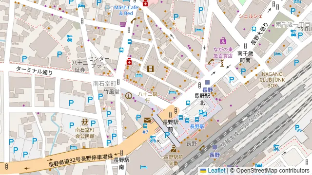 和牛と牛タンと地酒 居酒屋 牛兵衛 長野駅前店の周辺地図