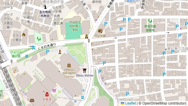 恵比寿 でですけの周辺地図