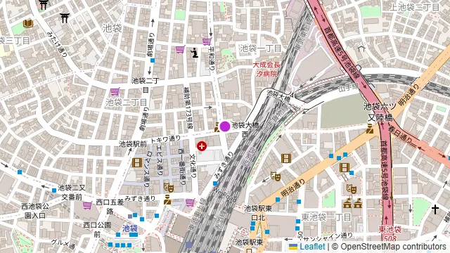 DOPE LOUNGE池袋駅前店の周辺地図