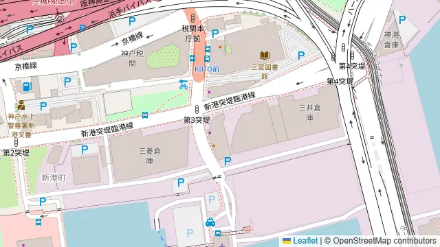神戸ポートオアシスの周辺地図