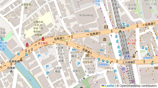 foursの周辺地図