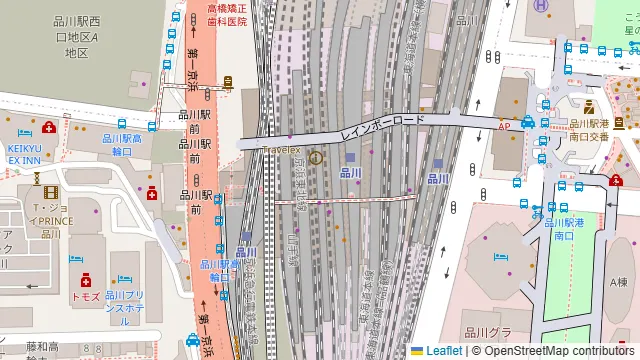SHINAGAWA PIVOT（品川ピボット）の周辺地図