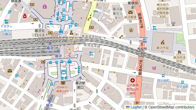 鳥貴族 藤沢店の周辺地図